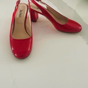 San Fedele Red Classic Heels